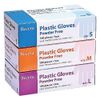 Resella Plastic Gloves (Powder Free), Medium, 1 Box (100 Count)