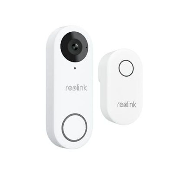 5MP Video Doorbell Wi-Fi Camera with Chime, 3:4 Head-to-Toe View, 180°View,