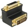 Delock Adapter DVI 29Pin Stecker-Buchse rechts gewinkelt