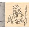Reading Owl Rubber Stamp, Kids Need to Read, Educational Series