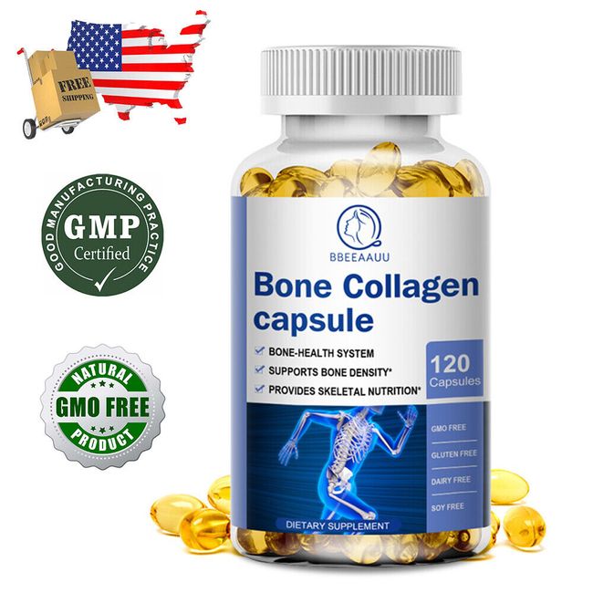 Collagen Vitamins With Calcium Magnesium D3 Complex For Bone Health System