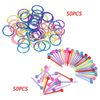Longbeauty 550pcs Ear Piercing Gun Kit Stainless Steel Body Piercing Tools Studs Earrings Nose Lip Navel Piercing Machine for Home Salon Piercing Needles (Purple-550pcs)