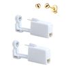 Ear Piercing Gun Disposable Self Mixed Colors Ear Piercing Gun Kit Safety Ear Piercing Gun Kit Tool For Girls Women Men (Gold)