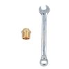 AB Tools Brass Boat Drain Plug & Spanner Speedboat Rib Garboard Bung Transom Plug