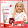 Botao Kids Natural Strawberry Flavored Anticavity Fluoride Toothpaste Maximum Cavity Protection Cleans Children’s Teeth Protects Gums Chamomile Aloe Vera Calendula Xylitol for Ages 2 and Up