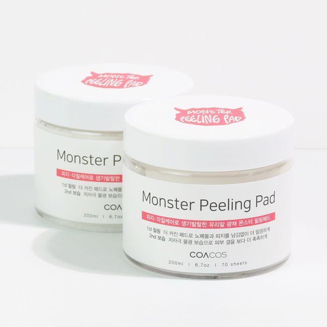 Coacos Monster Peeling Pad 70p, 200ml, 1EA