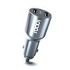 IC1-AA Bluetooth Fast Car Charger 2 USB Port Cigarette Lighter Socket Adapter