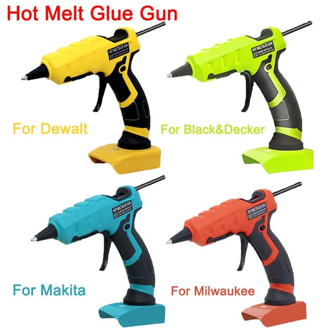 Hot Melt Glue Gun for Black & decker 20V full size Hot with 20