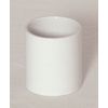 Solvent Weld White 40mm (43mm) Waste Pipe Coupling - Pack of 2