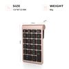 Gugxiom Numeric Keyboard Numeric Keypad Bluetooth Wireless Shortcut Key,bluetooth 5.0 Programmable Keyboard,Wireless Keyboard Shortcut Keyboard(Rose Gold)