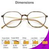 Blue Light Blocking Glasses Frame Anti Glare Eye Protection Tortoise Eyeglasses