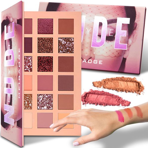 Retoo Lidschatten-Palette mit hochpigmentierten Farben für verführerische Augen, Augenpalette, professionelle Make-up-Kosmetik, Make-up-Palette, Schatten