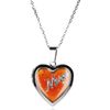 MAYA PERSONALISED HEART SHAPED NAMED MOOD LOCKET FUN GIFT PRESENT