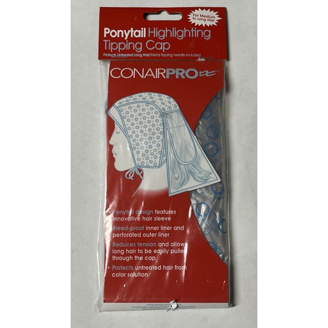 lot of 2 Highlighting Cap Conair Pro Ponytail Highlight Beauty Salon Supply