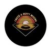Pitching Baseball Player, Dirty Mound, Baseball Pitcher PopSockets Standard PopGrip