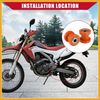 Partuto Chain Roller Pulley Tensioner/for Motorcycle 8mm 10mm 2 Set Orange Replacement