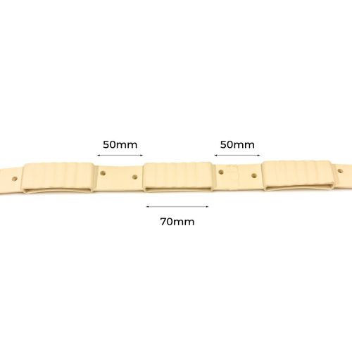 Roll Out 70mm Rubber Bed Slat Holders Strips (Pair)
