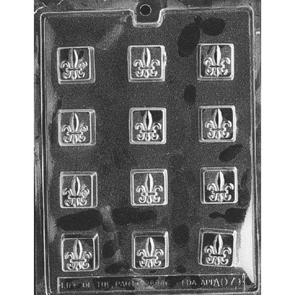 Home Chocolate Factory Fleur-De-Lis Chocolate Mould