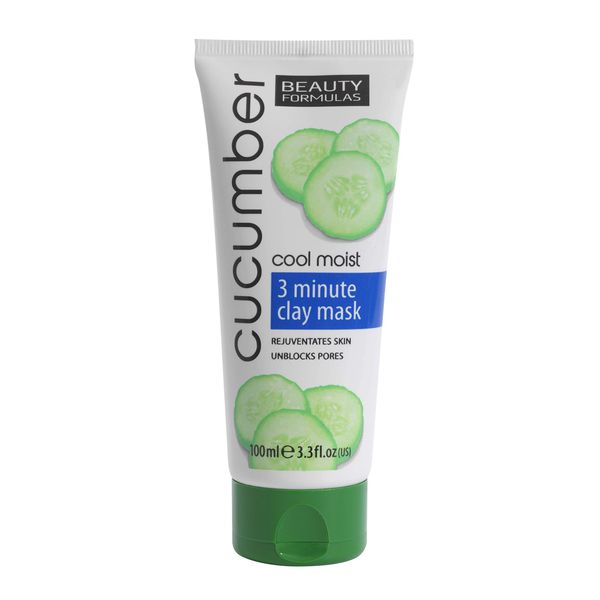 Beauty Formulas Cool Moist Cucumber 3 Minute Clay Mask