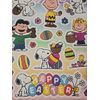 New! Peanuts, Happy Easter, Eggs & Flowers Window Clings Decor Spring 