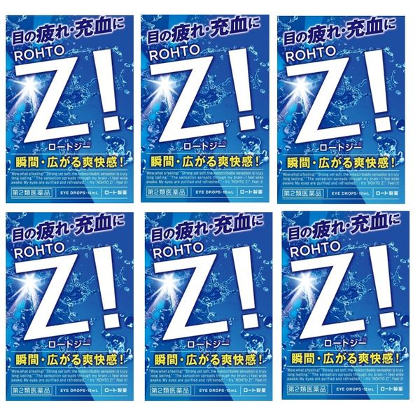 x 6-piece set Mail-order shipping included Class 2 OTC drug Rohto Z-b 12ml Eye drops (4987241150175)