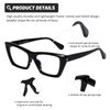 DOOViC Blue Light Blocking Reading Glasses 2.25 Women Cat Eye Black Frame Computer Readers