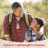 Flintronic Navigation Compass, Hiking Compass with Luminous Function, Waterproof Pocket Compass for Expedition Map Reading, Orienteering, Navigation, and Survival