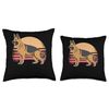 German Shepherd Dog GSD Sunset Throw Pillow