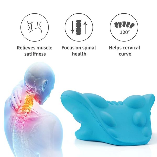 REARAND® Neck Stretcher,Neck and Shoulder Relaxer,Neck Cloud for TMJ Pain Relief and Cervical Spine Alignment,Neck Pain Relief Chiropractic Pillow,Posture Corrector…