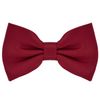 DonDon Bow Tie Bordeaux Red pre-tied Bow - adjustable(Size: One size)