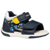 Geox Boys' B Zapito Boy Sandal, Navy Ochre, 26 UK