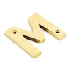 From the Anvil 83801M Letter M-Polished Brass