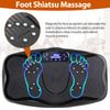 Vibration Plate Exercise Machine Power Waver Vibrate Stand Shake Board Gym Black