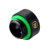 Bitspower Touchaqua Adapter gerade G1/4" AG auf G1/4" IG - 2er Pack, schwarz