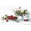 Luca-S Strawberries Counted Cross Stitch Kit, Multi-Colour