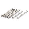 Sourcingmap M5x70mm 304 Stainless Steel Button Head Hex Socket Cap Screws Bolts 10pcs