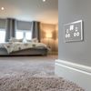 BG Electrical Double Switched Power Plug Wall Socket, Screwless, Evolve, Brushed Steel, 13A, PCDBS22W