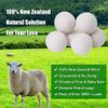 Wool Dryer Balls Laytek Natural Fabric Softener, Reusable 1000+Loads 6Pack