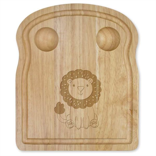 'Friendly Lion' Wooden Breakfast Board (WB00087319)