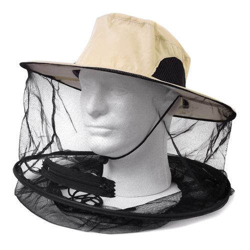 jubel Insect Repellent Net, Hat, Insect Repellent Net, Insect Repellent Hat, 4 Types, Gardening Net, Prevents Insect Bites, UV Protection, Gardening, Farming, Outdoor, Insect Repellent Goods, beige