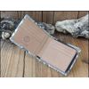 Godin Sppw8098cp.mNat Natural Diamond Python Short Wallet, natural white
