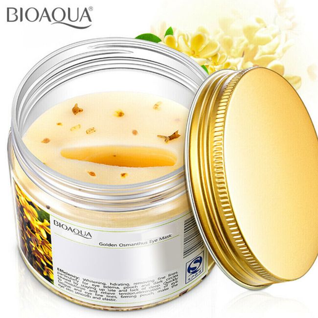 BIOAQUA Gold Osmanthus Eye Mask 80 Pcs Women Collagen Gel Protein Nourish