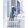 VAYDEER Laptop Stand PC Stand Vertical 2 Stand Holder Adjustable Width ABS Plastic for Tablet/iPad/MacBook Pro Air Vertical - White