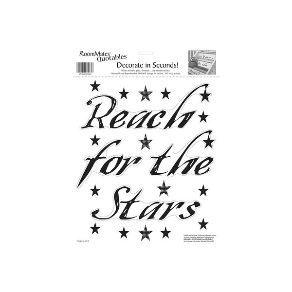 RoomMates RMK0036SS Reach for the Stars Wall Decals