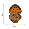 Professional Diver Mask cute badge Iron Sew on Embroidered Patch