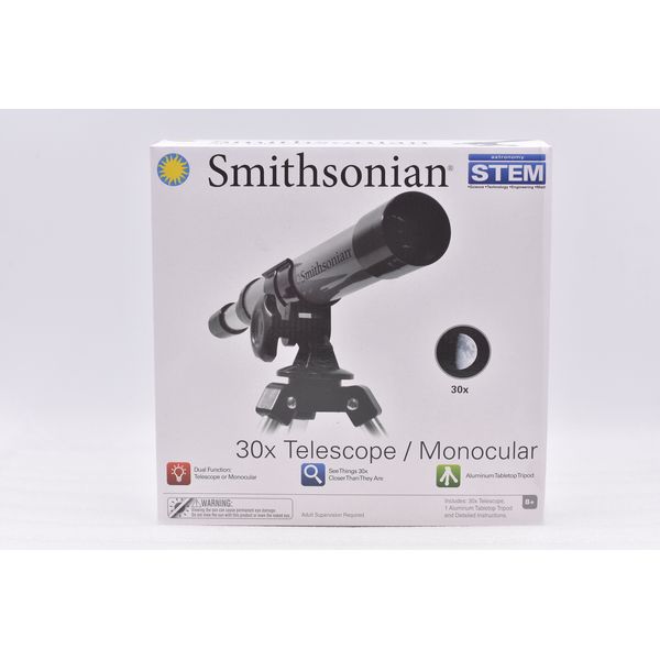 Smithsonian 30x Telescope Monocular Table Top