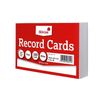 5x3" Silvine Ruled Record Cards Pack(100) +(Pen Free)