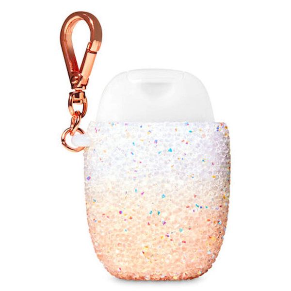 Bath & Body Works Hand Sanitizer Holder Hand Sanitizer Bottle - Many Styles! (Peach White Ombre)