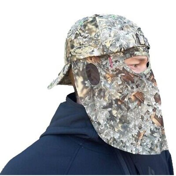 QuikCamo® 2-in-1 Hat/Rear Mask King's Desert Shadow Camo - Medium