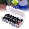 SPYMINNPOO Badminton String Protector,Badminton Grommets Set with Racquet Eyelets Bucket String Protector Stringing Tools